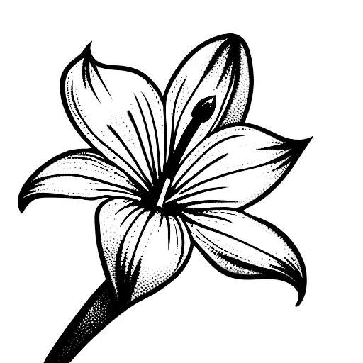 Birth Flower Tattoo With Lily Of The Valley Flower And Cosmos Flower