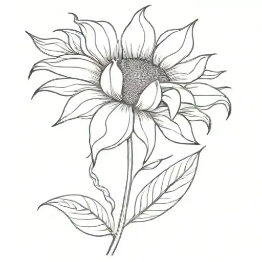 Sunflower Lavender Tied