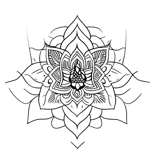 Lord Buddha With Lotus Symbolism Of Parents