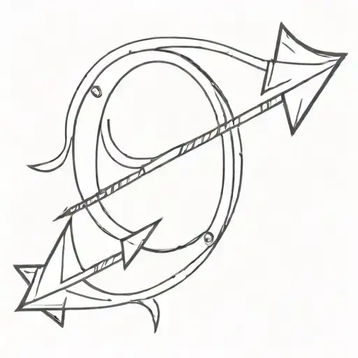 Gracie With Small Arrow Below Pointing Right