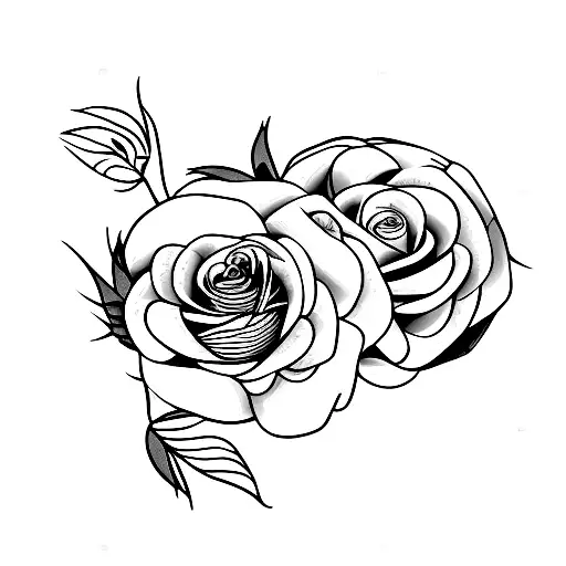 Rose And Babysbreath And Butterfly