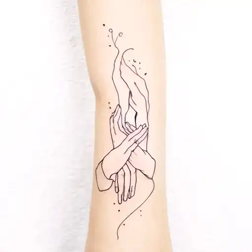 Holding Hand Of My Passed Sister