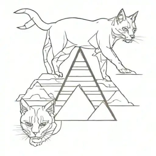 Cat Pyramid