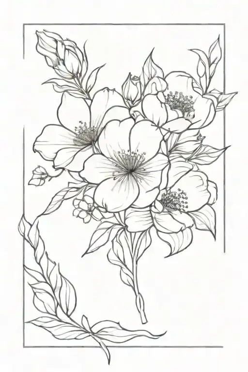 Birth Flower Bouquet