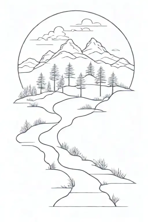 Nature Hiking Path First Person