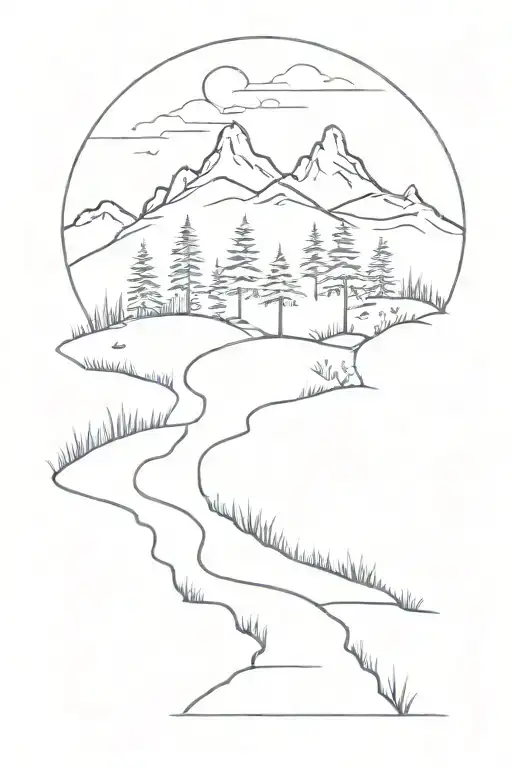 Nature Hiking Path First Person