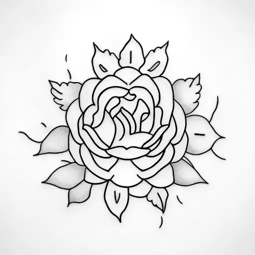 A Minimalist Tattoo Of The Word 'Bloom'