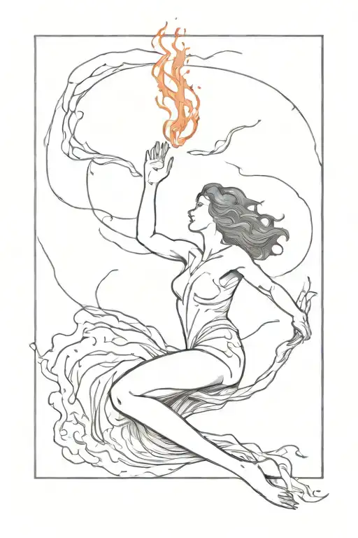 Eurydice Falling On Fire