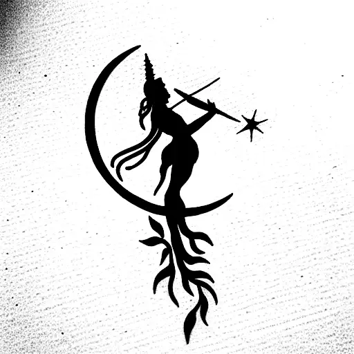 Moon With Sagittarius And Numer 8