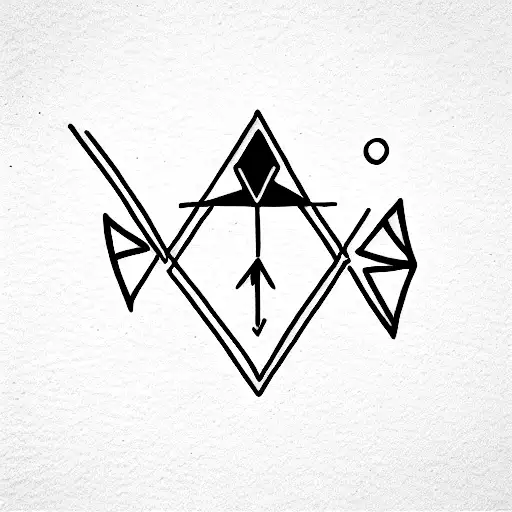 Nature And Two Triangles