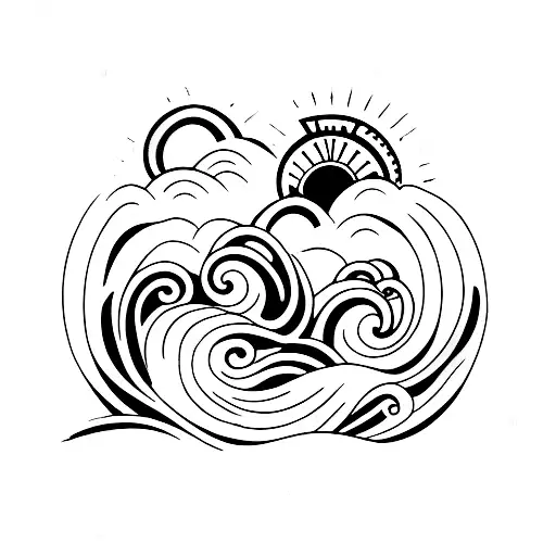 Waves Ocean Tropical Sun