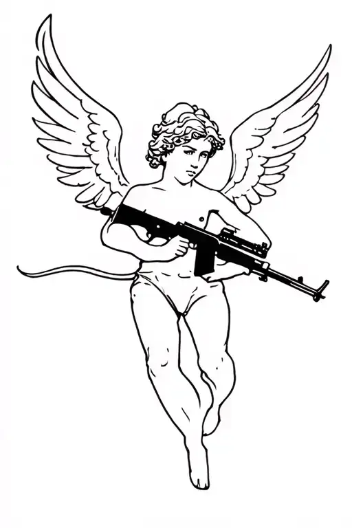 Basic Cupid Shooting With An Ak 47