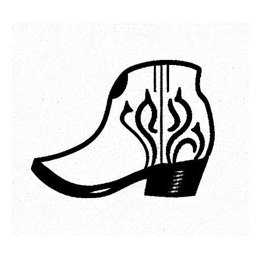 Cowboy Boot With Card In It