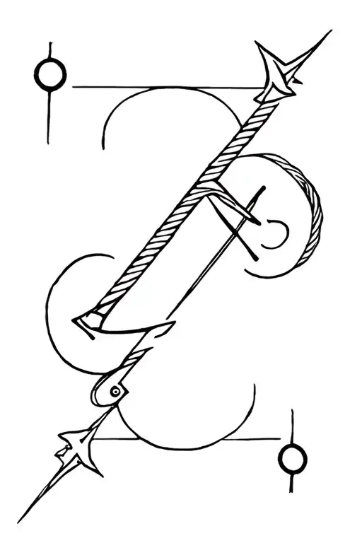 Sagittarius Symbol With Aquarius And Virgo