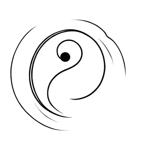 Ying Yang Fine Line