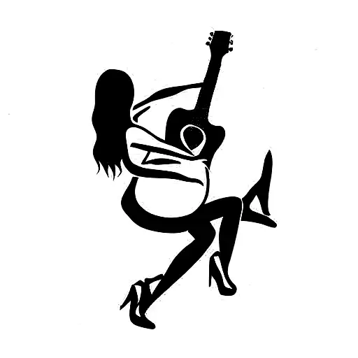 Girls Guitar Natural