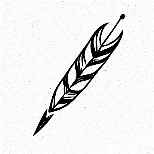 Arrow With Dogpaw Instead Of Feathers