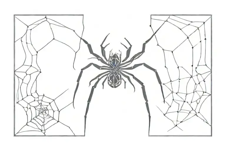 Small Black Spider For Forearm