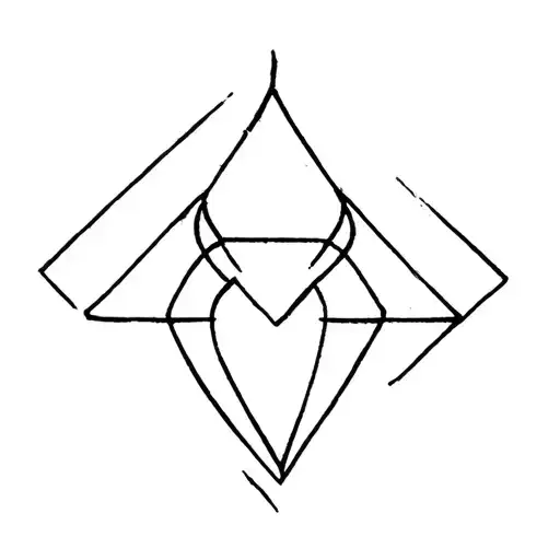 Diamond And Radiation Symbol