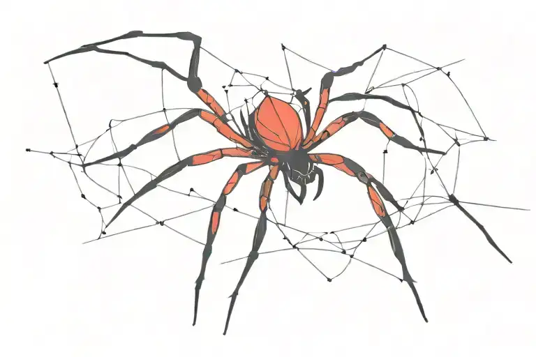 Black And Red Spider