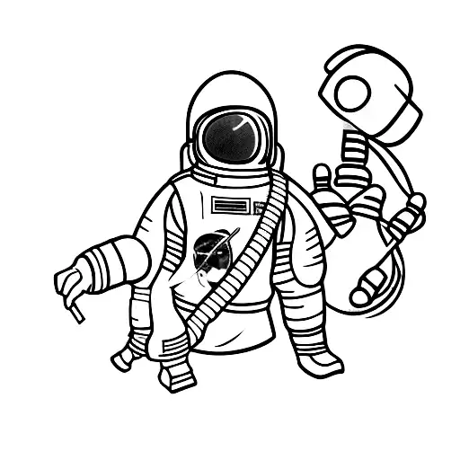 An Astronaut In A Spacesuit