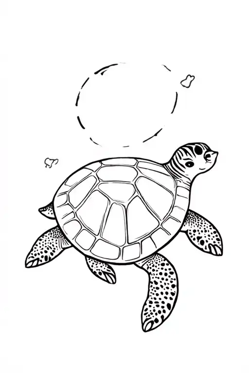 Tigers Turtle Ocean Cute