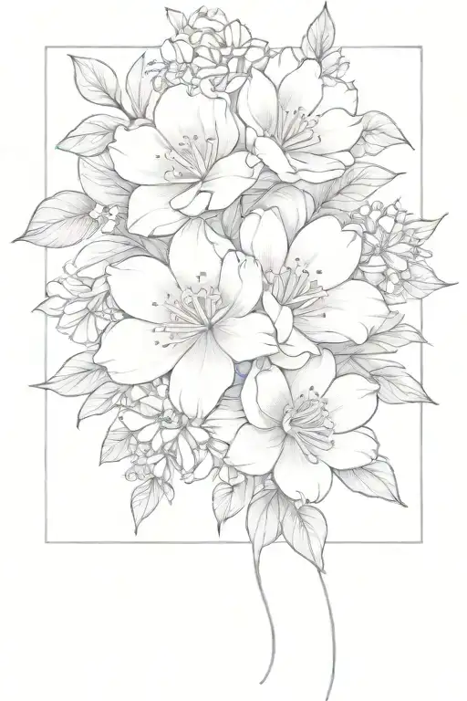 May Birth Flower And April Birth Flower Bouquet