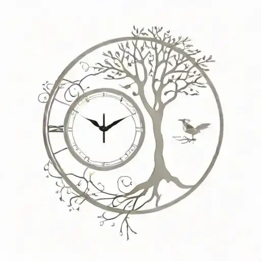 Tree Of Life And Time Clock With 92 In It Needs To Be These