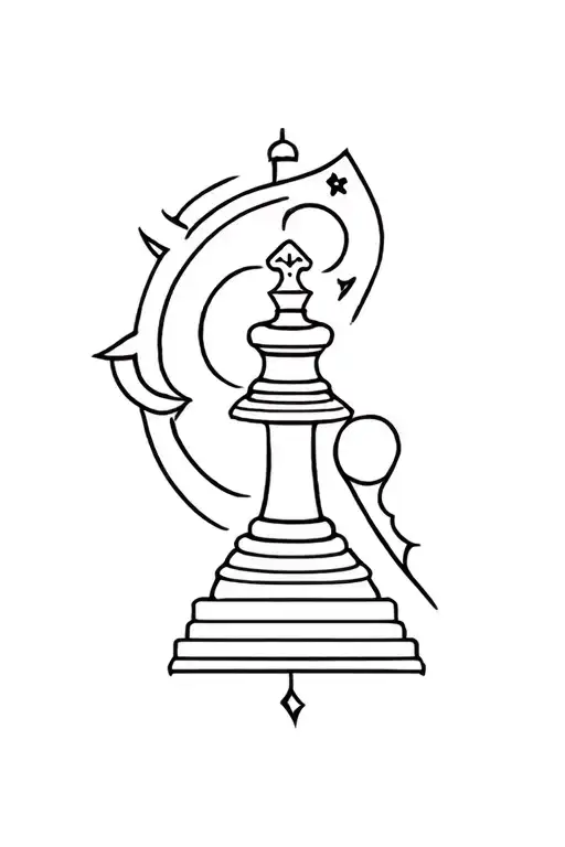Sagittarius Zodiac Sign Combined Chess Piece