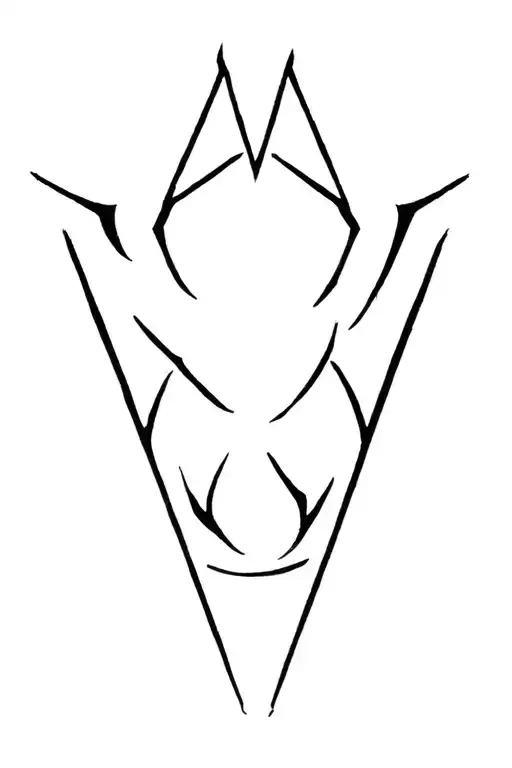 Abstract Jagged Sigil