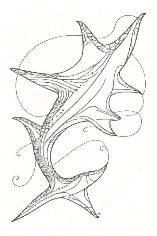 Eagle Ray Ocean Waves