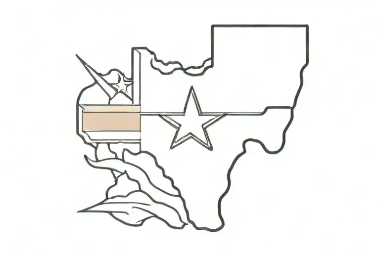 Texas Flag And