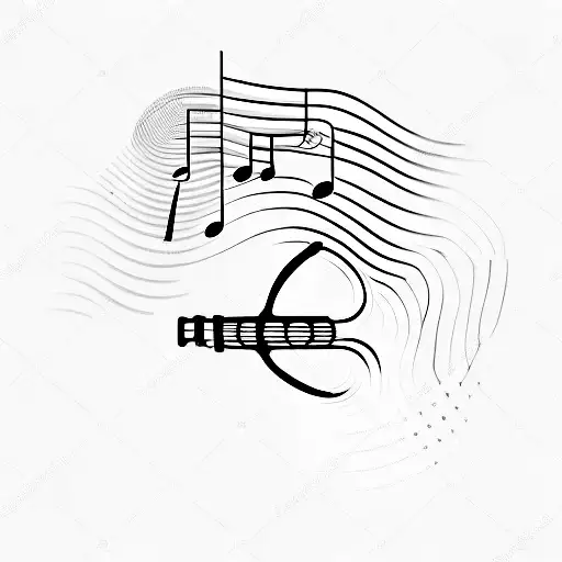 A Microphone With A Quote About The Power Of Music