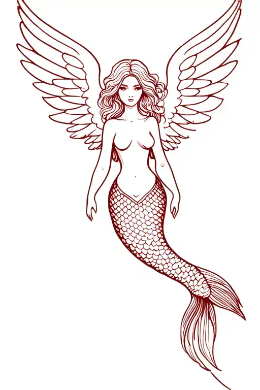 Winged Mermaid