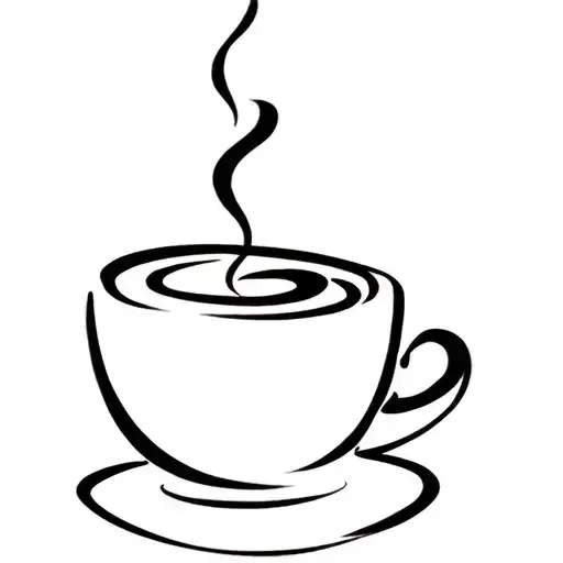 Coffee Cup With Crown As Smoke Forming The Shape