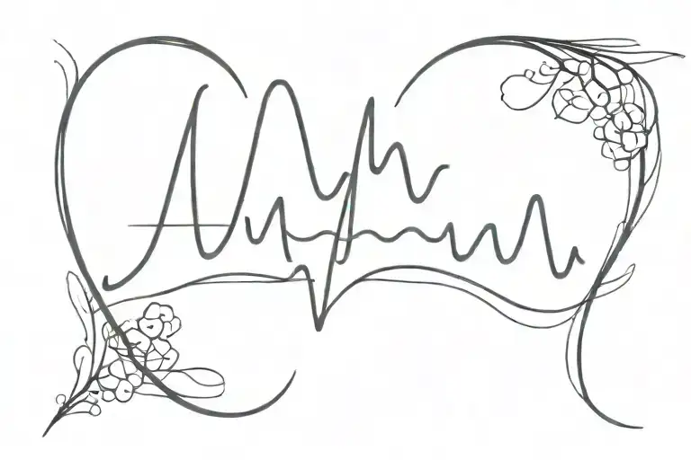 Simple Memorial Heartbeat With Initial Ac