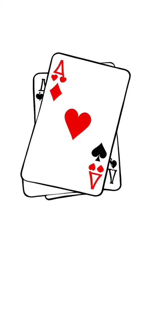 The Joker With Playing Cards