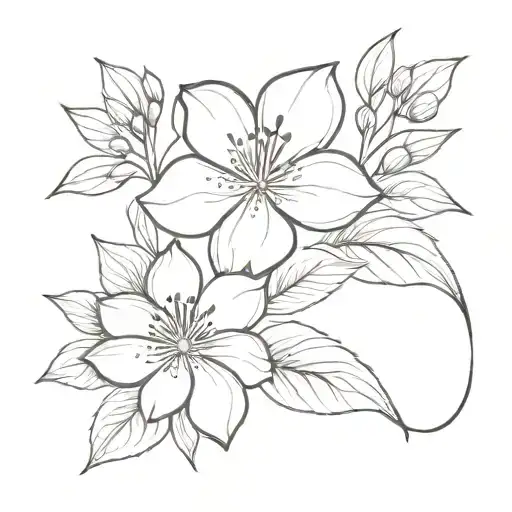 Date Of Birth And Pink Flower