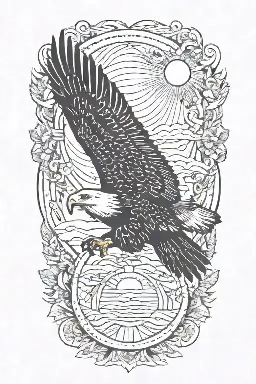 Eagle And Sun