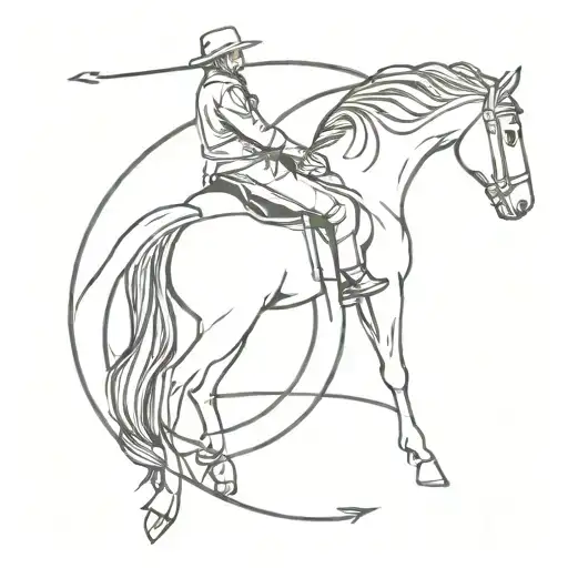 Western With Horse Shoe