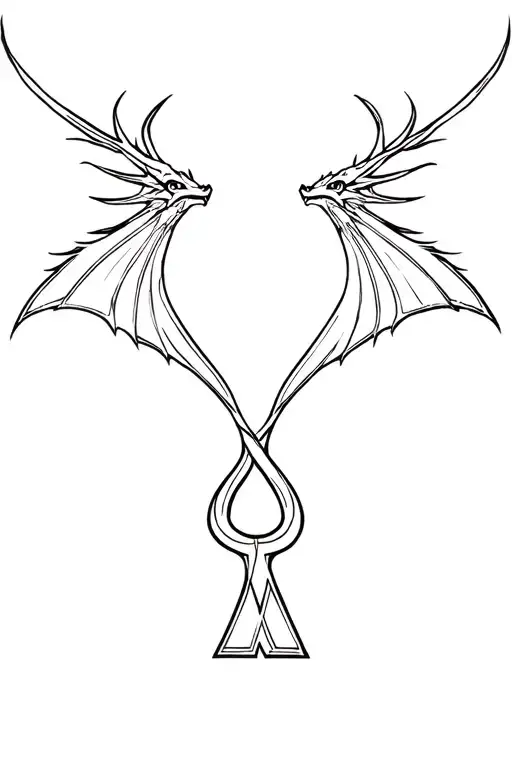 Manta Ankh Dragon Flying