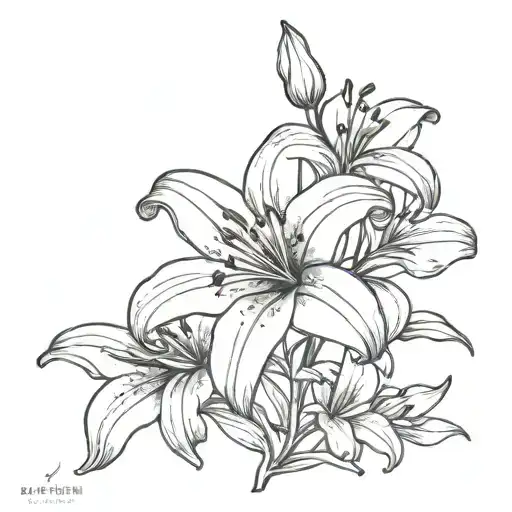 Lily Flower Blooming