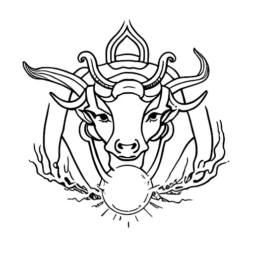 Capricorn Zodiac Sign With Infinite