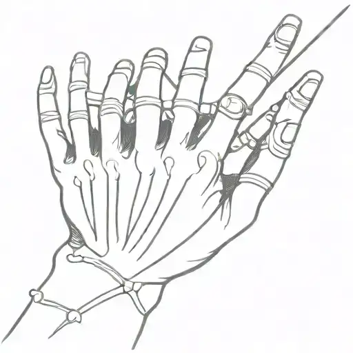 Skeleton Hand Grabbing Stick Shift