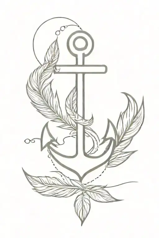 Feathers And Anchor