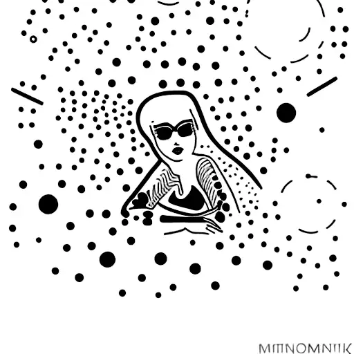 Woman Laying Down With Atomic Bomb Explosion In Background