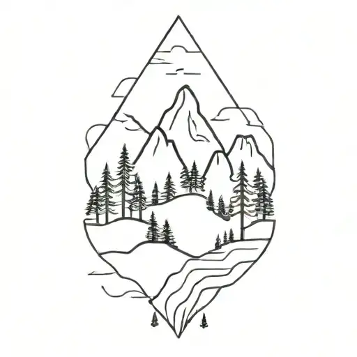 Mountain And Forest
