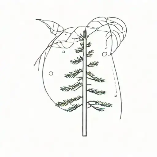 Tiny Standalone Evergreen Tree