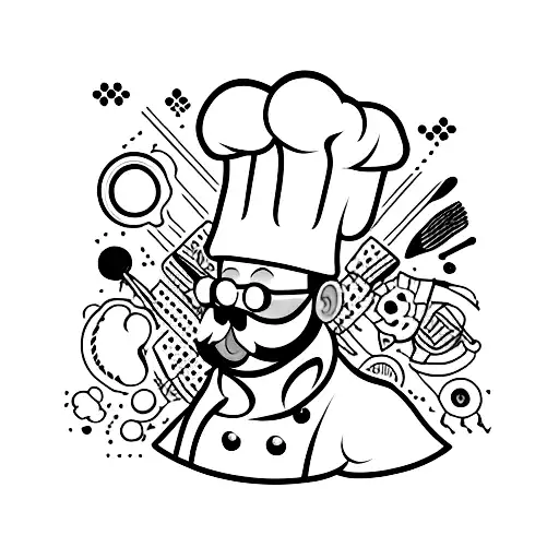 Gorro Chef Y Batidor De Mano