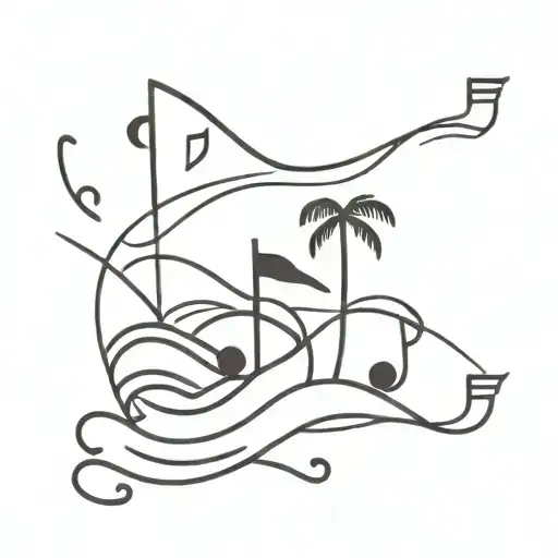 Beach & Music Notes